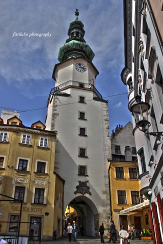 Michael's Gate, at Old Town of Bratislava. Location: Bratislava, Slovakia. Camera: Canon 600D