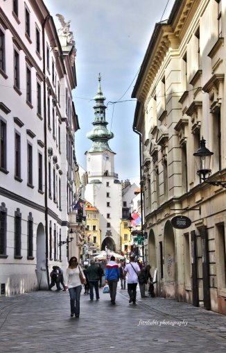 St. Michael's Street.  Location: Bratislava, Slovakia. Camera: Canon 600D