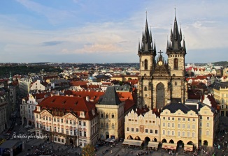 Tyn Church. Location: Prague, Czech Republic