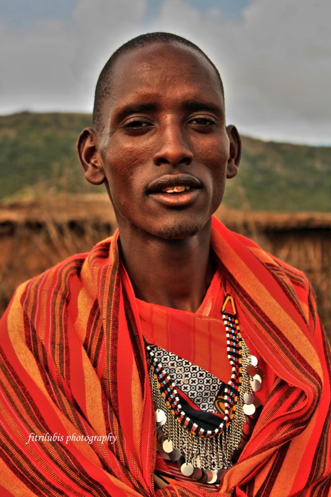 Head of Village. Location: Masai Village, Kenya. Camera: Canon 1000D.