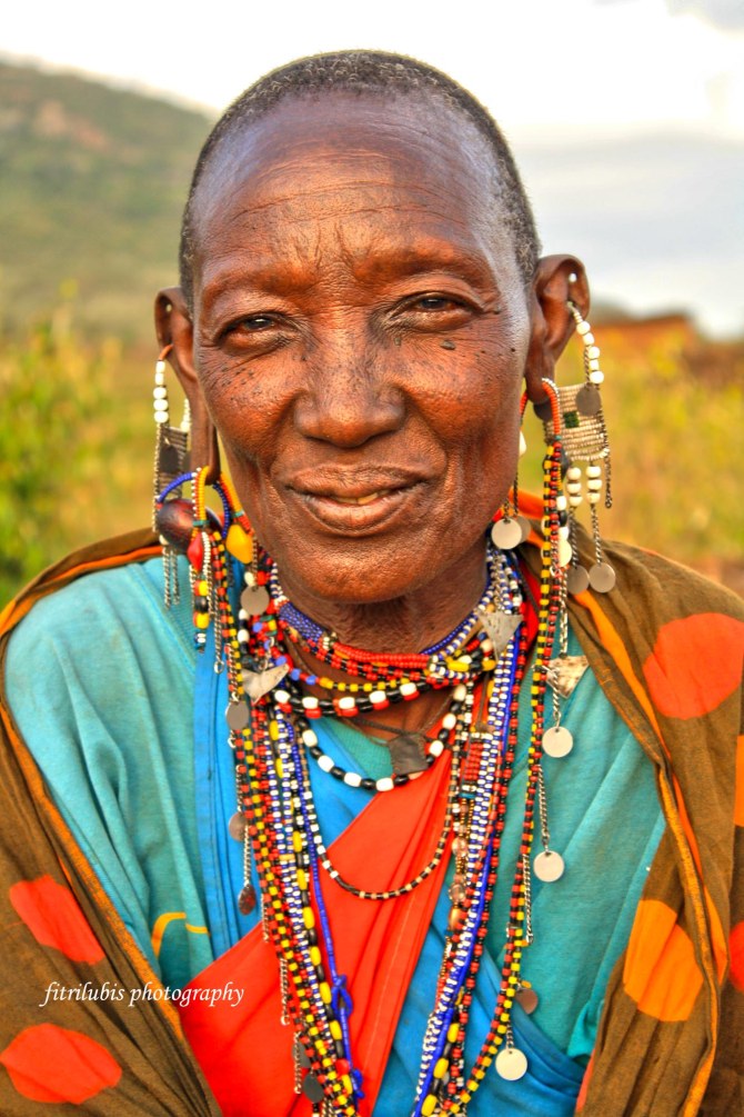 Beuatiful Masai Woman. Location: Masai Village, Kenya. Camera: Canon 1000D.