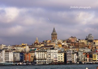 Istanbul with Galata Tower as background