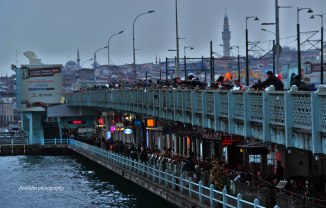 Galata Bridge Location: Istanbul, Turkey