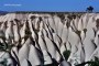 One of World Nature Wonder, Spectacular wall of rock mountain in Cappadocia, Turkey