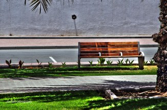 A bench I found along the street of Oman.